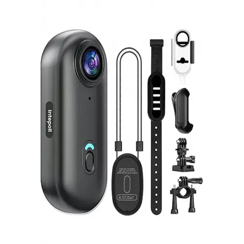 Mini Wıfı Aksiyon Kamerası 1080p Taşınabilir Vücut Kamerası Giyilebilir Video Kaydedici Ipx7 Su Geçirmez