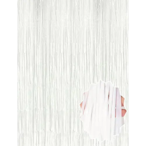 Soft Beyaz Renk Duvar ve Kapı Perdesi