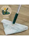 2 Bezli Üçgen Çek Çekli Mop Islak Mendil Uyumlu