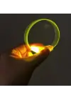 3 Modlu Pilli LED Işıklı Esnek Parti Bilekliği Sarı