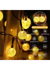 5 Metre Sarı Opak Solar Top LED Işık