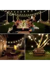5 Metre Sarı Opak Solar Top LED Işık