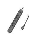 5 Prizli Akım Korumalı Uzatma Kablosu | 2xusb-a + 2xusb-c | 3680w - 2m Kablo