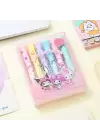 6lı Fosforlu Kalem Seti - Sanrio Karakterleri, Kuromi, Hello Kitty