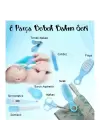 8 Parça Bebek Bakım Seti Mavi Renk