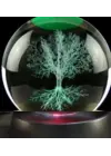 Ağaç Plastik Altlıklı Cam Küre