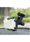 Araç İçi Cam ve Torpido Vantuzlu Telefon Tutucu