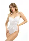 Beyaz Dantelli Bodysuit - 887b