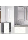 Beyaz Mermer Desenli Alüminyum Plastik Duvar Stickerı