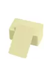 Boş Kelime Kartları 5x8 cm - 50 Adet Oval Kenarlı | Tabu &amp; Not Kartları - Sarı