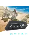 Bt22 Kask Kulaklık Bluetooth Motosiklet Kulaklık 5.0 Bluetooth Interkom Motorsiklet Kulaklık