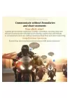 Bt26 Motosiklet Kask Kulaklık Bluetooth Rgb Işıklı 2 Eşleşme Özellikli 1000 Mah Intercom