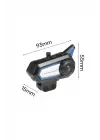 Bt31 Kask Kulaklık Bluetooth 5.0 Motosiklet Interkom Su Geçirmez Kablosuz Kulaklık