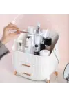 Çekmeceli Kozmetik Organizer Beyaz