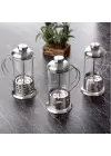 Çelik Kulplu Cam French Press - 350 ml