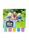 Çocuk Dijital Fotoğraf Makinası 20 Mp Video Kaydedici 2.0 İnç Çift Kameralı
