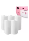 Çocuk Kamera Baskı Kağıdı, 5’li Rulo 57x25mm Çekirdekli Fotoğraf Baskı Termal Kağıt Rulo