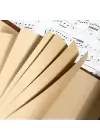 Deri Yaprak Desenli Defter