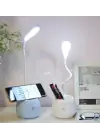 Dokunmatik USB Şarjlı Masa Lambası
