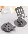 Dönebilir ve Katlanabilir Masaüstü Metal Telefon Tutucu
