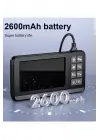 Ekranlı Çift Kameralı 10 Mt Sert Kablo Endoskop Kamera 8 Mm 4.3 Inc Hafıza Kart Destekli