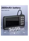 Ekranlı Çift Kameralı 5 Mt Sert Kablo Endoskop Kamera 8 Mm 4.3 Inc Hafıza Kart Destekli