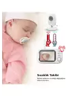 Gece Görüşlü Bebek Odası Kamera Sıcaklık Uyarısı Izleme Ekranı