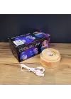 Gezegenler Tasarımlı Dönen Cam Küre