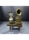 Gramofon Biblolu Kum Saati