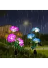 Güneş Enerjili Kazıklı Çiçek LED Lamba