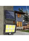 Güneş Enerjisi Panelli 6 LED Bahçe Aydınlatma