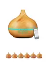 Hava Nemlendirici 7 Led Işıklı Aromatik Oda Kokusu 550 Ml Kahve Aroma Difüzörü Buhar Makinası