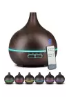 Hava Nemlendirici 7 Led Işıklı Aromatik Oda Kokusu 550 Ml Kahve Aroma Difüzörü Buhar Makinası