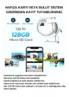Ip Kamera 2+2 Mp 4mp 1080p Ultra Hd Hareketli Sensör Dış Ortam Ip Kamera Speed Dome Akıllı Ip Çift Kamera