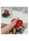 Klozet Sifon Tuşu Kalp Tasarımlı