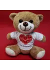 Love Tişörtlü Peluş Ayıcık
