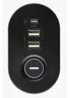 Masa Tipi Pd20w Akım Korumalı 3’lü Priz 2xusb 1xtype-c Girişli Kablolu Priz Ftr19
