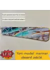Mermer Desenli Yapışkanlı Askılık
