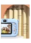 Mini 1080p Hd Çocuk Kamera Dijital Fotoğraf Makinesi 2.0 Inç Ekran 5 Adet Oyun Pembe