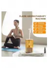 Mum Işığı Görünümlü Taşınabilir 125ml Kapasiteli Işıklı Aroma Yayıcı Hava Nemlendirici