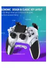 P4 Plus Bluetooth Titreşimli Ps4/ps5 Uyumlu Pc Telefon Joystick Kablosuz Oyun Kolu Siyah