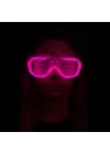 Pembe Led Işıklı Parti Gözlüğü - Neon 3 Modlu