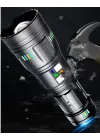 Pro F-3002 Alüminyum Tg Led Gece Şeritli Type-c Şarjlı El Feneri