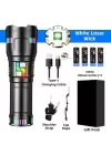 Pro F-3002 Alüminyum Tg Led Gece Şeritli Type-c Şarjlı El Feneri