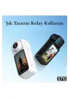 S70 Mıknatıslı Yaka Kamerası Hd Kalite, 30 Fps, Kolay Bağlantı, Boyun Askısı 2.7k Siyah