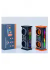 Şeffaf Mecha Müzik Tws Stereo Rgb İşıklı Hoparlör Kablosuz Bluetooth 5.0 Taşınabilir Hoparlör V9