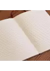 Siyah Çizgili Deri Defter