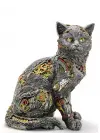 Steampunk Polyester Kedi Figürü Alk2455