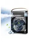 Taşınabilir Işıklı 5 Spreyli Vantilatör Buzlu Buharlı Vantilatör Mini Fan Nemlendirici