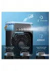Taşınabilir Işıklı 5 Spreyli Vantilatör Buzlu Buharlı Vantilatör Mini Fan Nemlendirici
